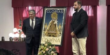 Jaime Sánchez firma el cartel de las Glorias de Osuna