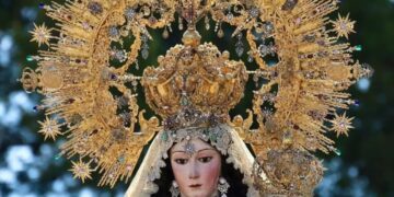 La corona del Carmen será expuesta en el Ayuntamiento de Jerez
