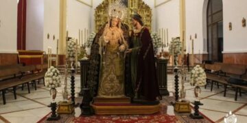 La Virgen de la Trinidad de Jerez saldrá en el paso de palio de los Dolores de Carmona