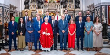 El Consejo de Hermandades de Cádiz toma posesión en Santo Domingo