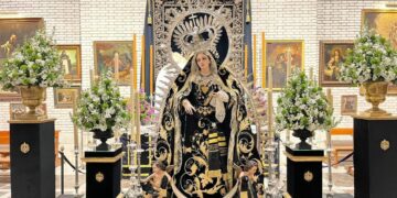 Cultos a la Reina de los Ángeles en el convento de Capuchinos de Jerez
