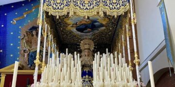 La hermandad de la Exaltación de Jerez convoca cabildo para la realización de un nuevo manto para la Concepción Coronada