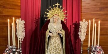 La hermandad de la Salvación de Jerez convoca un Rosario de la Aurora con la Virgen de las Bienaventuranzas