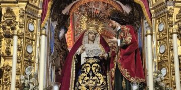 María Santísima del Desconsuelo saldrá el 1 de noviembre en Rosario Matinal por las calles del barrio de San Mateo de Jerez