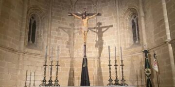 La hermandad de la Vera Cruz peregrinará con el Cristo de la Esperanza al Santuario de San Juan Grande en Jerez