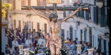 Ocupas se instalan en el almacén de pasos de la Hermandad del Cristo de las Misericordias en Chipiona