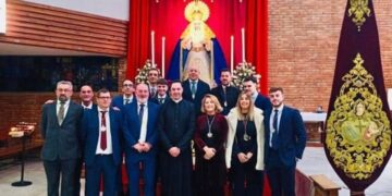 La Junta de Gobierno de la Paz tomó posesión en la parroquia de Fátima en Jerez